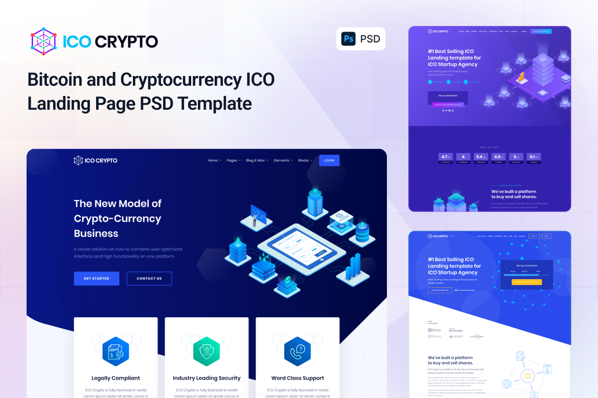ICO Crypto (HTML)